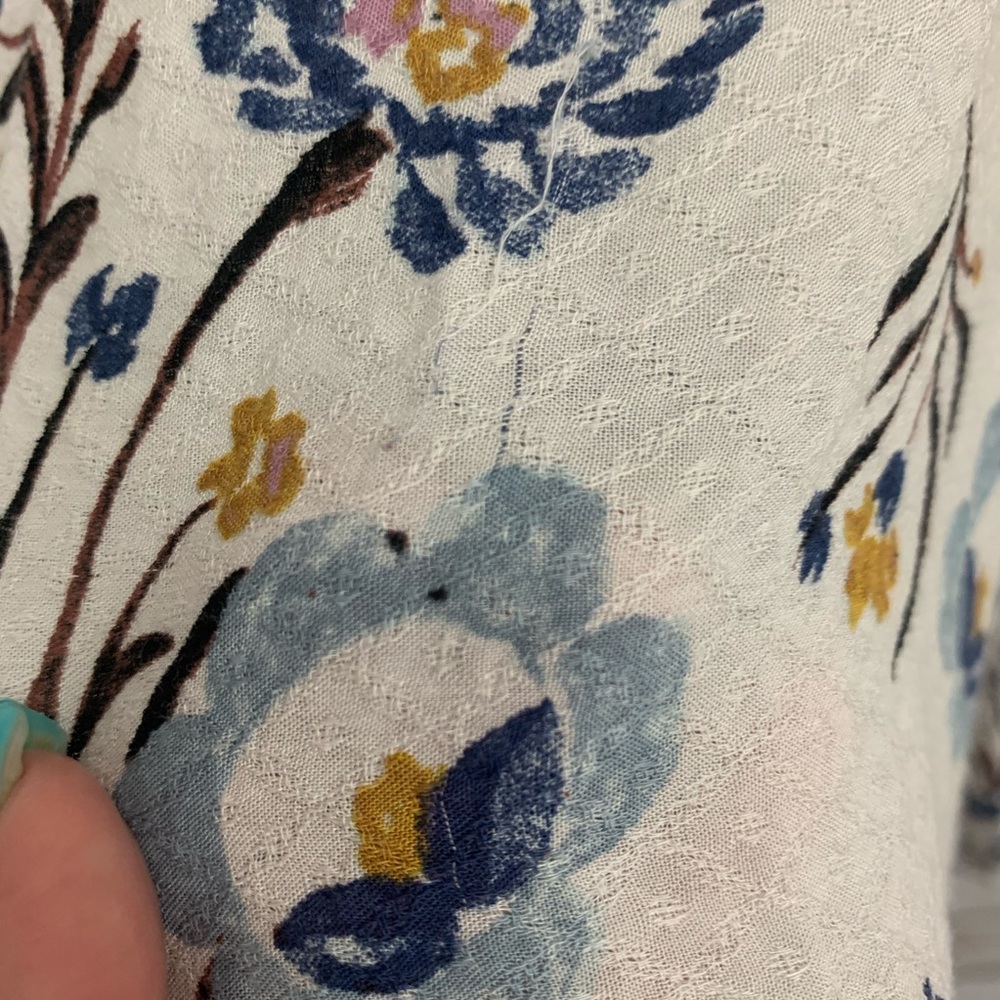 Kimchi Blue Long Balloon Sleeve Peasant Bl… - Picture 7 of 12